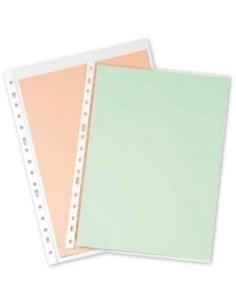 FUNDA MULT.PARDO PP 90µ CRIS.A4 16 P/100